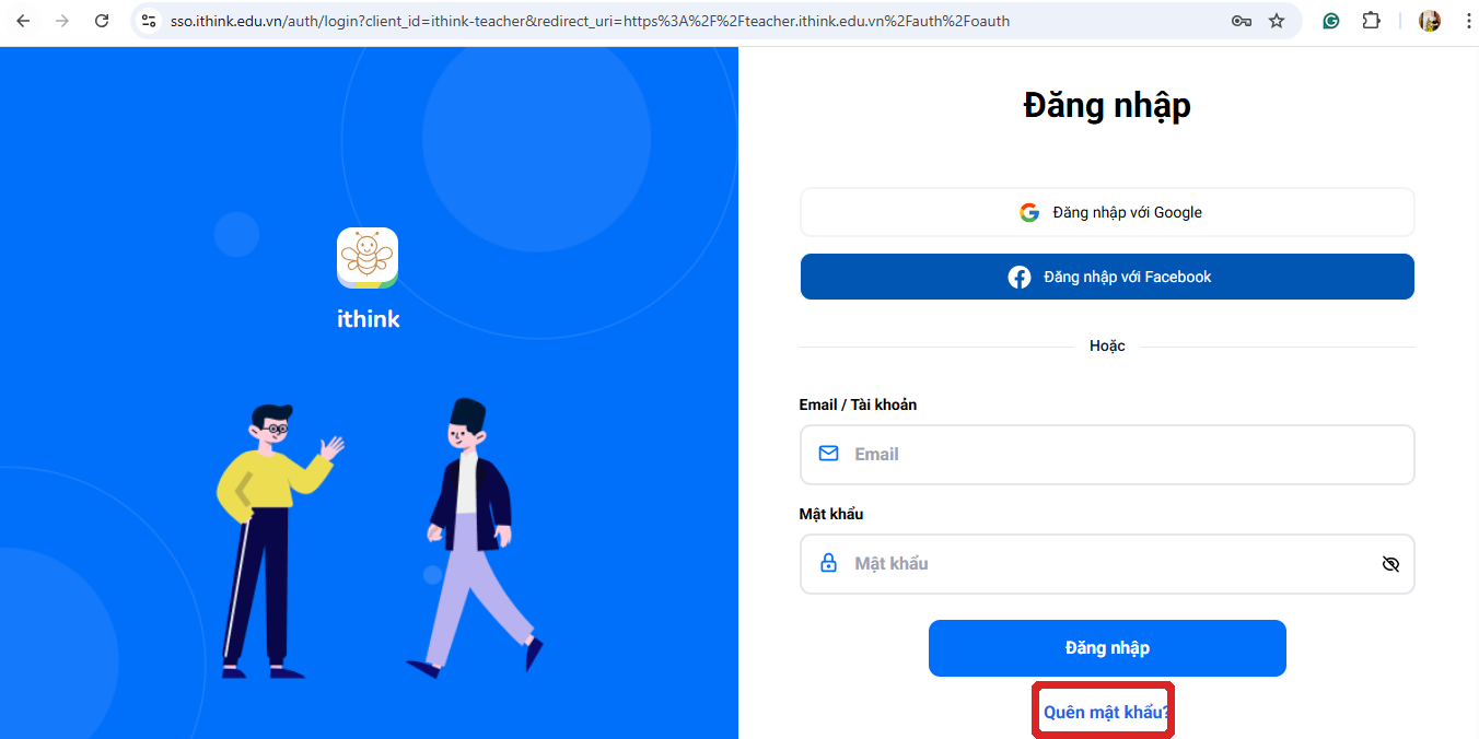 Màn hình đăng nhập